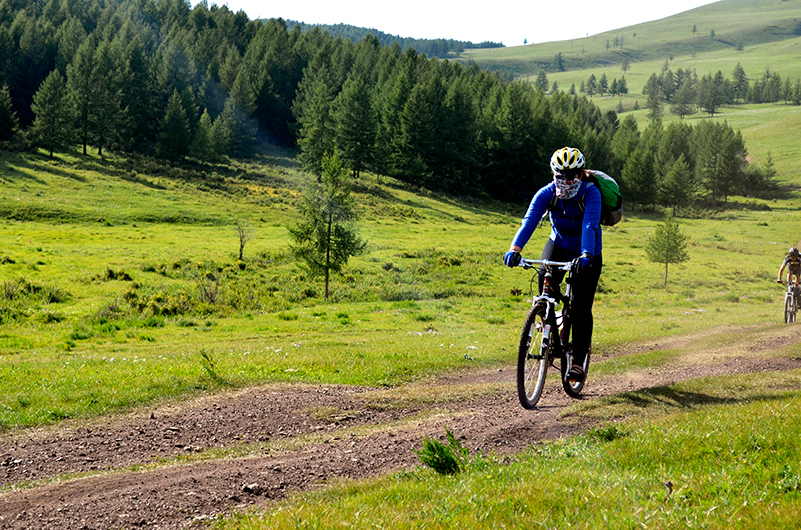 Cycling fun in Mongolia